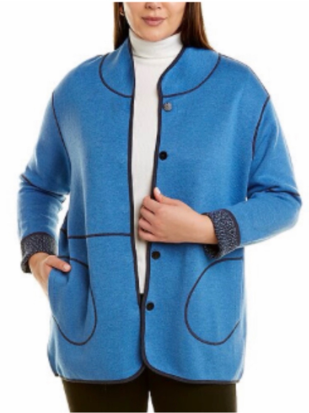 Plus Size Reversible Jacket